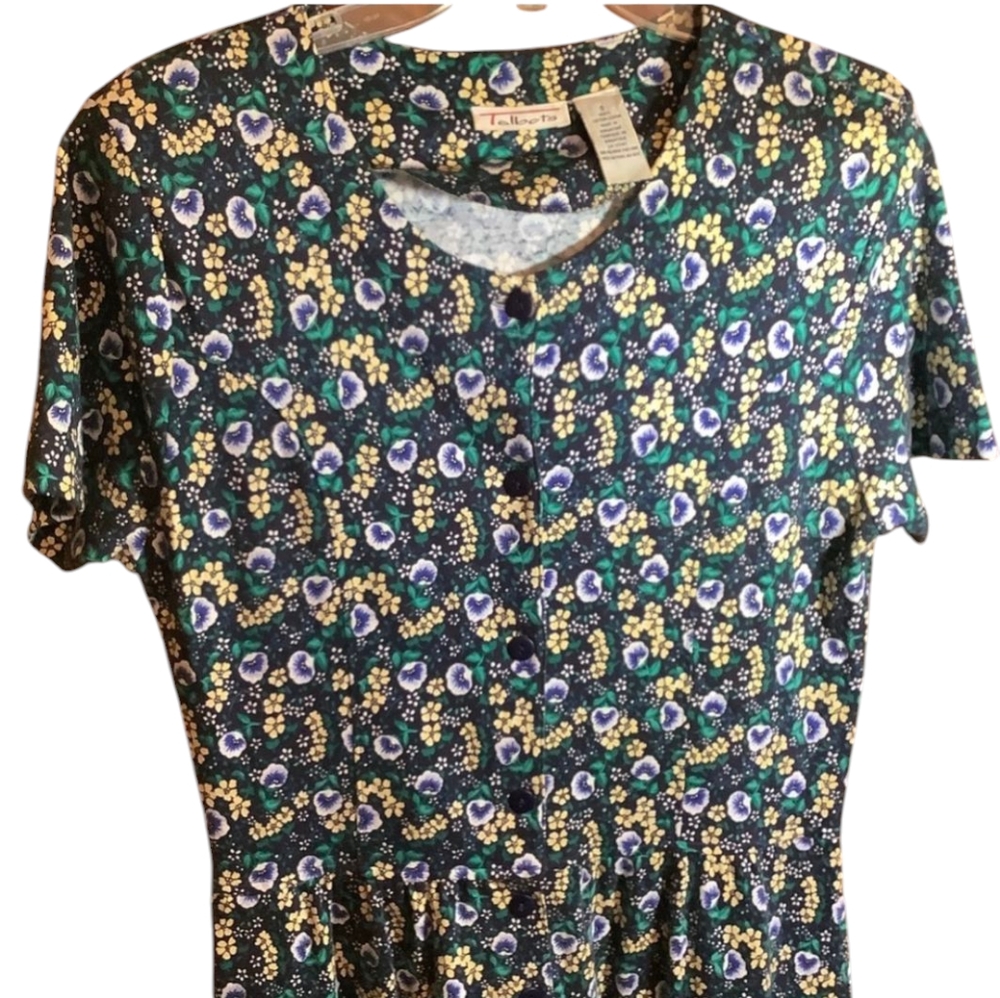 Talbots Floral Button-Up Dress